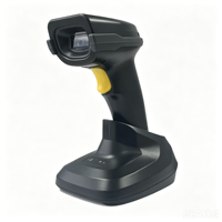 Escáner Inalámbrico Portátil SV6722-Y con Base de Carga, Compatible con Escaneo de Múltiples Códigos de Barras, Comunicación 2.4G o Bluetooth