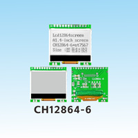 Module LCD graphique COG CH12864-6 ChuanHangDisplay 128x64 ST7567 avec rétroéclairage LED, interface SPI ST7567 FPC, luminosité réglable