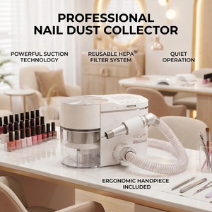 Ponceuse à ongles professionnelle 2-en-1 35000 tr/min avec aspirateur de poussière et perceuse intégrée pour manucure et <span class=keywords><strong>pédicure</strong></span> - Product Image 1