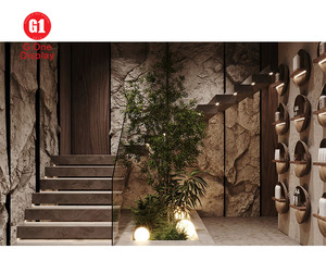 ขาตั้งสำหรับร้านทำผมแบบปรับแต่งได้ดีไซน์ภายในร้านทำผมสุดหรู - Product Image 4