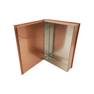 Caja de hojalata con bisagras en forma de libro, personalizada, de grado alimenticio, de bajo precio y gran venta, para envasado de galletas, bizcochos, chocolate y regalos festivos. - Product Image 6