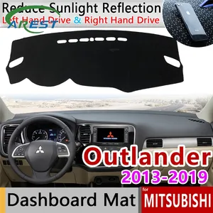 Para Mitsubishi Outlander 2013 2014 2015 2016 2017 2018 2019 3rd Gen Anti-Slip Mat Painel Capa Sombrinha Dashmat acessórios