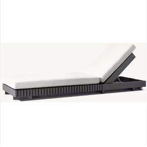 Chaise longue <span class=keywords><strong>d</strong></span>'extérieur pour hôtel, mobilier de patio de villa, chaise longue de <span class=keywords><strong>piscine</strong></span> de complexe hôtelier, chaise longue de jardin, chaise longue de soleil imperméable en aluminium - Product Image 2
