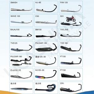 Sistema de <span class=keywords><strong>escape</strong></span> completo para motocicleta y scooter, silenciador de <span class=keywords><strong>escape</strong></span> original de fábrica, tubo intermedio - Product Image 3