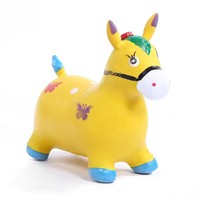 Jouets éducatifs avec logo personnalisé Jouet animal gonflable licorne en PVC avec musique pour enfants