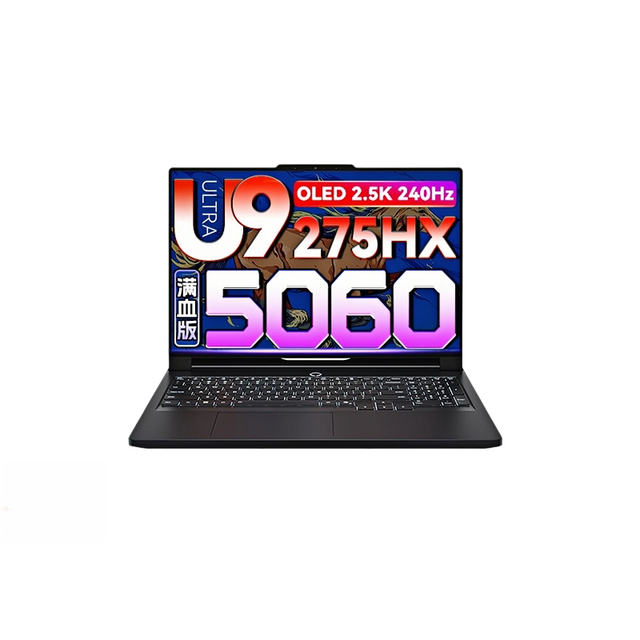 Zhengjiuzhe Y9000P Intel Gaming Laptop AI Yuanqi (Ultra9-275HX/RTX5060/32G/1TB/Black) 240Hz Windows 11