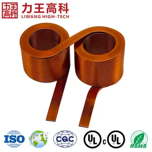 Promotion Magnetic Air Core Coil Inductance Enameled Coil Electric Vehicle/Energy Storage Precision Flat Copper Coil