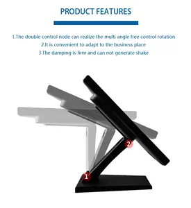 Pantalla LCD TFT POS de 17 pulgadas de alta calidad en stock de La UE Monitor de pantalla táctil resistiva multitáctil PC todo en uno