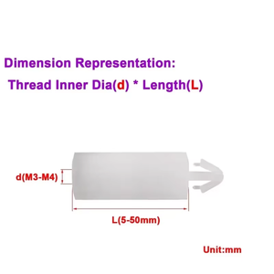 ตัวเว้นระยะแผงวงจร PCB แบบสกรูไนลอนสีขาว M3 M4 สำหรับยึดแผงวงจร PCB แบบหกเหลี่ยม - Product Image 5