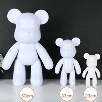 Offres Spéciales Art Craft Violent Bear Blanc et Mignon Ours Fluide Écologique DIY Ours Fluide pour Enfants et Adultes