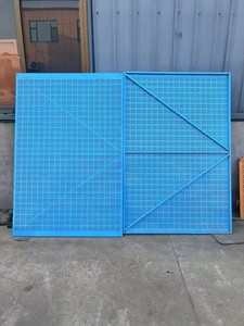 Échafaudage de sécurité perforé en métal, structure en maille, revêtement en poudre bleue pour cadre d'escalade - Product Image 6