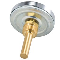Termometer Bimetalik Tipe Pointer Tahan Suhu Tinggi, Digunakan untuk Pipa Boiler Industri untuk Mengukur Suhu.