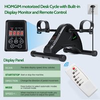 Equipo eléctrico de rehabilitación física debajo de escritorio, mini bicicleta de ejercicio, ejercicios de Pedal para ancianos, piernas, brazos, recuperación muscular