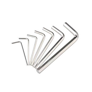 <span class=keywords><strong>Chiave</strong></span> esagonale a <span class=keywords><strong>brugola</strong></span> in acciaio nichelato a forma di L da 1.5mm, 2mm, 2.5mm, 3mm, 4mm, 5mm, 5.5mm, 6mm, 7mm, 8mm, 10mm, 12mm - Product Image 1