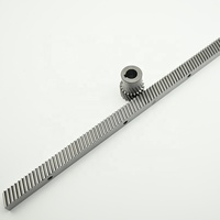 Norme européenne M1 M2 M3 M4 M5 M6 pignons et crémaillères hélicoïdaux en acier usiné CNC personnalisé M1.25