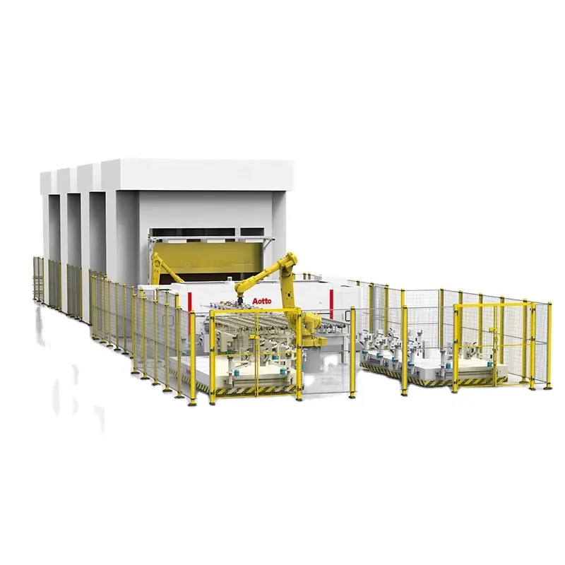 Machine And Robot Safety Barrier Fence Perimeter Protective Fence