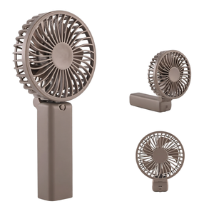 Ventilateur LED portable rechargeable Gesto, mini ventilateur pliable à main, charge USB, batterie 1200 mAh, 3 modes de vitesse, silencieux - Product Image 1