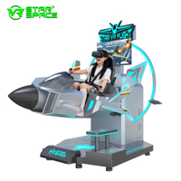 Simulador de Vuelo de Aviones VR Más Vendido, Equipo de Realidad Mixta para Parque de Atracciones Interior, Simulador de Vuelo de Caza Aéreo