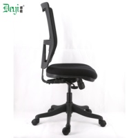 Chaise d'ordinateur de bureau de style moderne Utilisation exécutive Maille et tissu Manque de couleur avec accoudoir en option