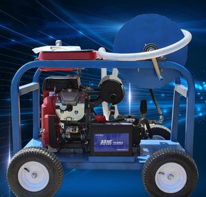 Machine de nettoyage de canalisations de drainage moteur, nettoyeur de canalisations à jet d'eau 500 bars, pompe importée d'Italie - Product Image 4
