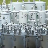 Transformateur monophasé haute tension 35 kV 100 kVA de construction robuste avec sortie 220 V pour parc éolien 50/60 Hz