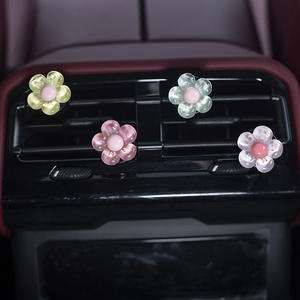 Venta caliente pequeña Margarita jalea Color <span class=keywords><strong>coche</strong></span> salida de aire Clip de Perfume decoración de flores frescas Clip de aromaterapia para <span class=keywords><strong>coche</strong></span> - Product Image 2