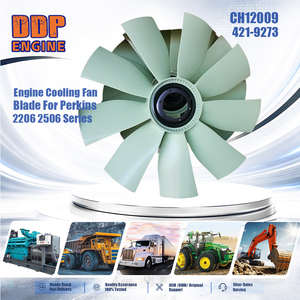 ใบพัดลมระบายความร้อนเครื่องยนต์ CH12009 421-9273 สำหรับ Perkins 2206 2506 ซีรีส์ - Product Image 2