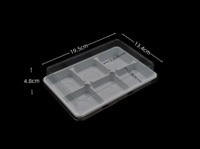 Boîte à tartelettes jetable en PET de qualité alimentaire avec fourchette et couteau pour boulangerie, pâtisserie, pain, dessert, contenants à emporter
