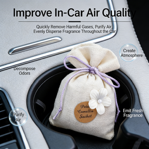 ซองผ้าป่าน OEM สำหรับปรับอากาศในรถยนต์และตู้เสื้อผ้า  สารหอมระเหยจากธรรมชาติ  ใช้งานได้หลากหลาย  กำจัดกลิ่นได้ยาวนาน  กลิ่นหอมสำหรับเสื้อผ้า - Product Image 4