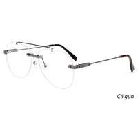 Gafas de Metal Modernas y a la Moda de FEROCE China, Monturas Ópticas de Vidrio, Nuevo Diseño