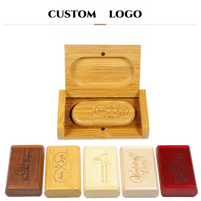 High Quality 2.0 3.0 Wooden Usb Flash Drive Gift 2GB 4GB 8GB 16GB Wood Pen Drive 32GB 64GB 128GB Memory Stick Pendrive