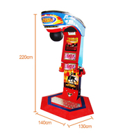 Poinçonneuses de dragon à pièces Machine de jeu d'arcade en langue anglaise avec boxe