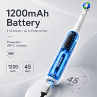 Brosse à dents électrique rotative intelligente rechargeable pour soins bucco-dentaires