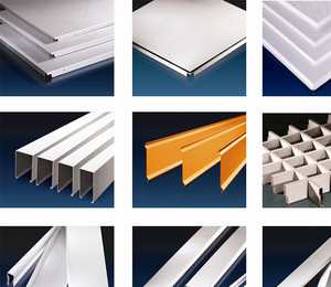 Plafonds en PVC à encastrer, panneaux modernes en grille pour décoration intérieure - Product Image 4