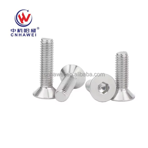 304/316 Stainless Steel Metric Hex Socket <strong>Countersunk</strong> <strong>Head</strong> <strong>Screw</strong> Machine <strong>Screw</strong> ISO10642 Class 4 - Product Image 3