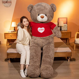 Gros Ours Poupée Teddy Câlin Ruban Mignon Petite Amie Présent Jouet En Peluche - Product Image 3