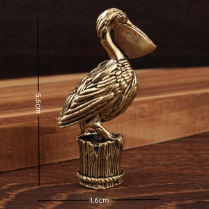 Figura de Tucán de Latón, Estilo Tradicional, Decoración para el Hogar, Adorno para Sala de Estar, Paquete Individual - Product Image 2