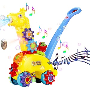 Summer <strong>Toys</strong> Anti-leak Design Bubble Machine with Dinosaur Projector Music Light Bubble <strong>Lawn</strong> <strong>Mower</strong> Push Car <strong>Toys</strong> for Kids - Product Image 1