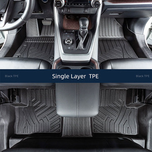 Phụ kiện nội thất ô tô tùy chỉnh cao cấp, chất liệu da TPE 3D 5D chống thấm nước, thảm trải sàn xe hơi cho Toyota, 4 miếng - Product Image 4