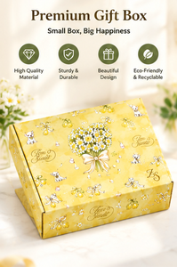 Caja de Regalo Plegable de Cartón Corrugado, Impresión Personalizada Vívida, Material Reciclable, Múltiples Tamaños, Empaque de Marca, Caja de Regalo Impresa Personalizada - Product Image 6
