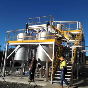 Destilación de aceite de motor usado, alta calidad, procesamiento a equipos de refinería de aceite diésel