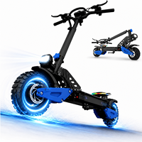 Çift Motorlu Elektrikli Scooter 48V 21Ah Katlanabilir 11 İnç Şişman Lastikli Arazi Tipi Tam Süspansiyonlu Yetişkin E-Scooter Uzun Menzilli İki Tekerlekli NFC