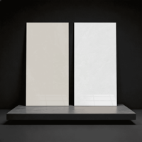 Carreaux de céramique modernes effet marbre gris minimaliste, qualité 4A, 400x800mm, 10mm d'épaisseur, polis, antidérapants, résistants aux acides, pour salle de bain