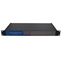 Gateway Ethernet Serial de 24 Puertos Configurable RS232/485/422 a TCP/IP Protocolo Modbus RTU/TCP MQTT 4 Puertos Ethernet 110-240V CA