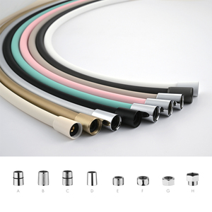 Manguera de <span class=keywords><strong>Ducha</strong></span> de Silicona Blanca de Alta Calidad, Flexible, Anti-Torsión, Diseño Super-Flex, Elegante y Fácil de Enrollar, Tubo CN Otros - Product Image 1
