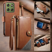 Dompet Lipat Multifungsi Berkualitas Tinggi untuk Moto G 5G/Edge 60 Edge/ G Stylus 5G 2026, Penutup Pelindung dengan Tempat Kartu