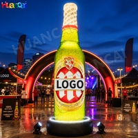 Aufblasbare Outdoor-Modellflasche für Werbung, Maßgefertigte Aufblasbare Getränkeflasche, Bestseller für Markenpromotion im Einkaufszentrum