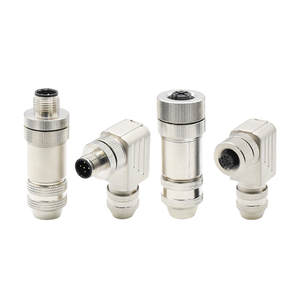 Водонепроницаемый кабель M12 с разъемом IP67, 5-контактный, тип B, для пайки на печатную плату, с защитным кожухом, штекер-гнездо, сборка, влагозащищенный кабель - Product Image 4