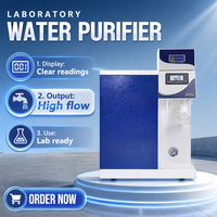 Système d'eau ultra pure de laboratoire adapté aux expériences de spectroscopie par émission atomique avec sortie de résistivité stable