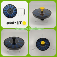 Fontaine solaire OTHC 14S fabriquée en usine à Guangdong, directement de l'usine, OEM/ODM, étanche, pour bain d'oiseaux, bassin de jardin, extérieur
